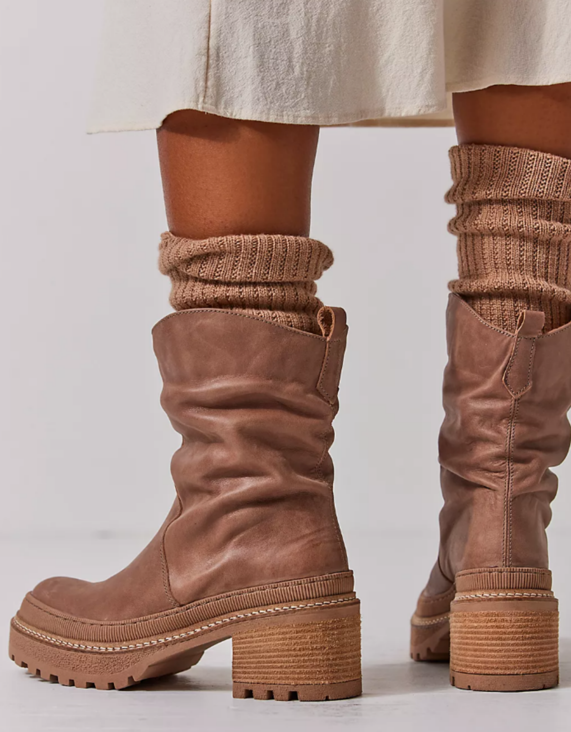 Camel 2025 slouch boots