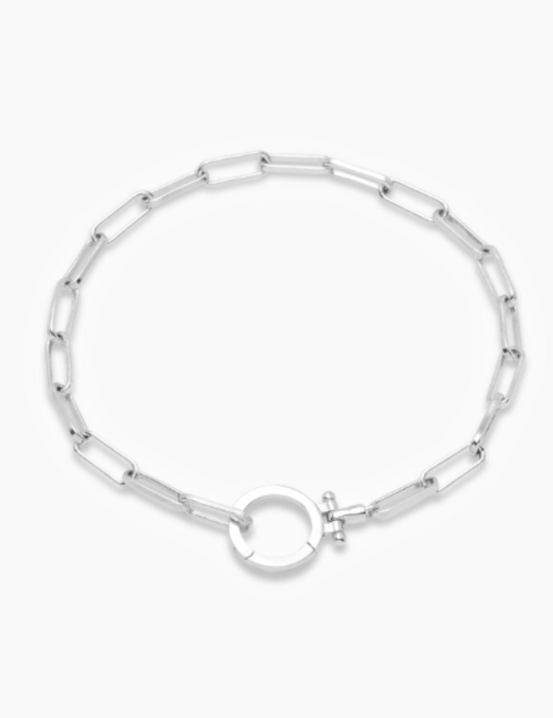 gorjana parker bracelet-silver